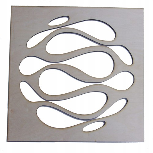 30x30  cm wzór 123 gr.3mm Panel ażurowy Kula