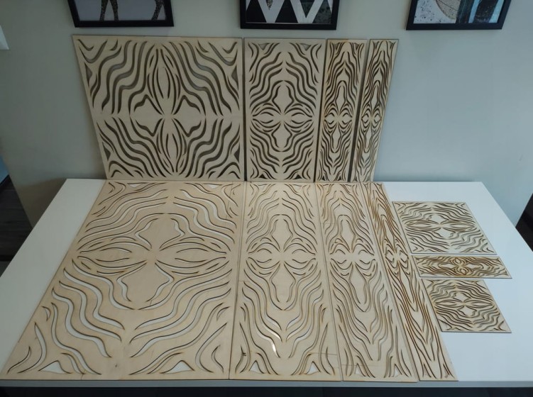 29x29 cm wzór 25 gr.3mm Panel ażurowy