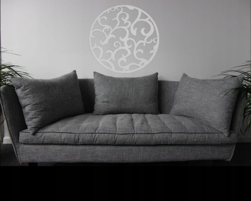 Mandala ze sklejki 59 cm – stylowa i lekka dekoracja ścienna do wnętrz, grubość 3 mm, naturalne drewno