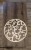 Mandala ze sklejki 59 cm – stylowa i lekka dekoracja ścienna do wnętrz, grubość 3 mm, naturalne drewno