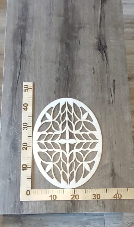 45x34 cm wzór 9 gr.3mm Mandala ażurowa
