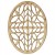 30x24cm wzór 9 gr.3mm Mandala ażurowa