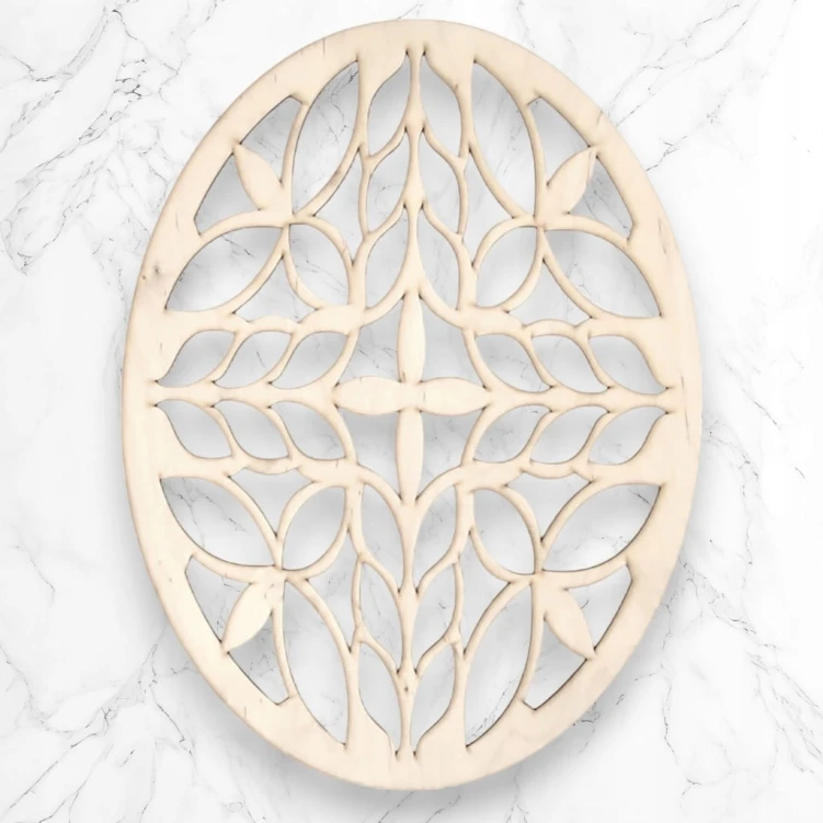 30x24cm wzór 9 gr.3mm Mandala ażurowa