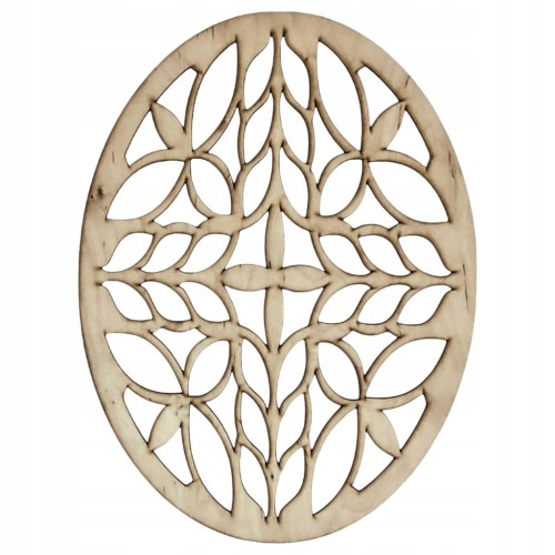 15x12 cm wzór 9 gr.3mm Mandala ażurowa
