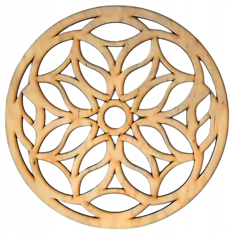 35 cm wzór 12 gr.3mm Mandala ażurowa