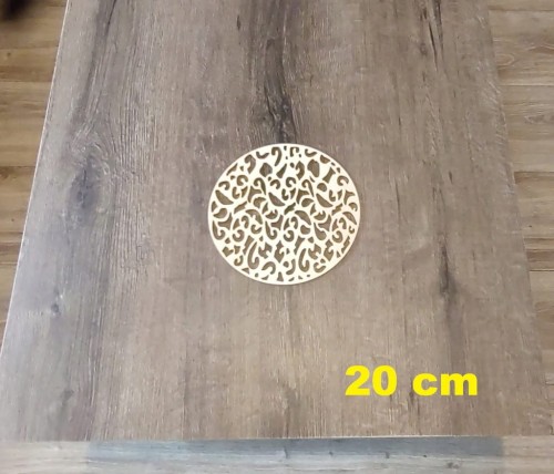 20 cm wzór 4 gr.3mm Mandala ażurowa