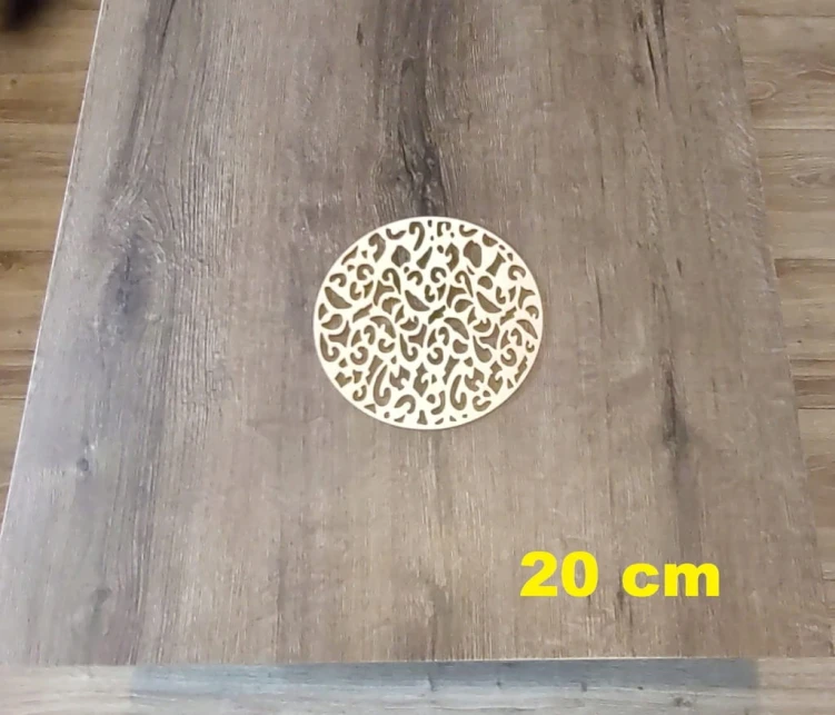 20 cm wzór 4 gr.3mm Mandala ażurowa
