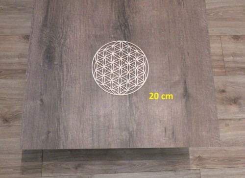 20 cm wzór 7 gr.3mm Mandala ażurowa