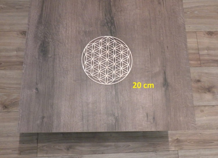 20 cm wzór 7 gr.3mm Mandala ażurowa