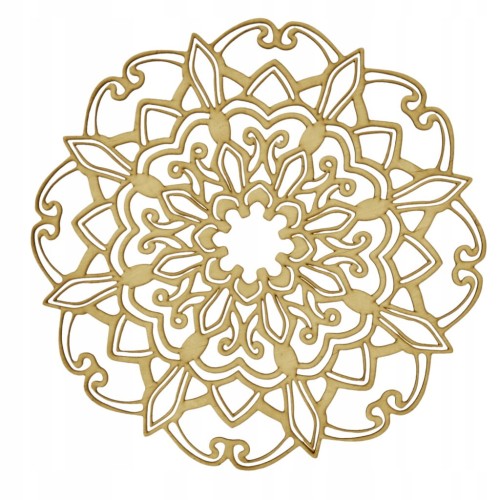 20 cm wzór 3 gr.3mm Mandala ażurowa