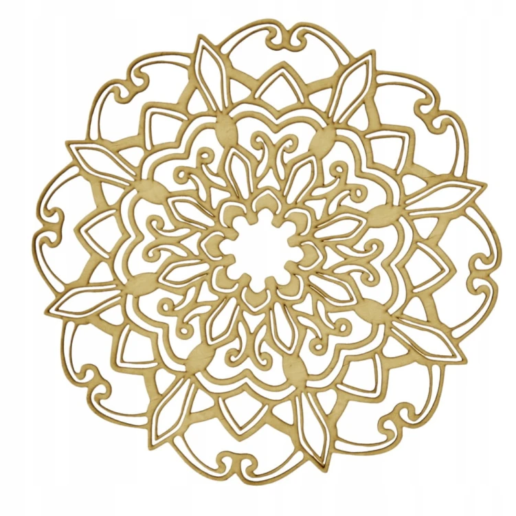 20 cm wzór 3 gr.3mm Mandala ażurowa