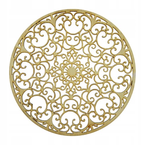 20 cm wzór 5 gr.3mm Mandala ażurowa