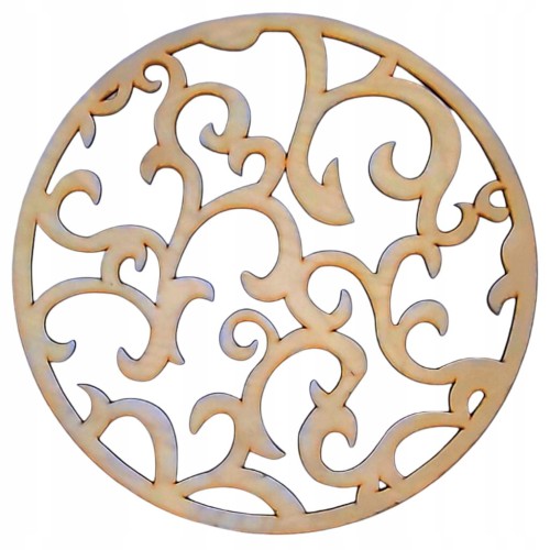 20 cm wzór 10 gr.3mm Mandala ażurowa