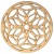 20 cm wzór 12 gr.3mm Mandala ażurowa