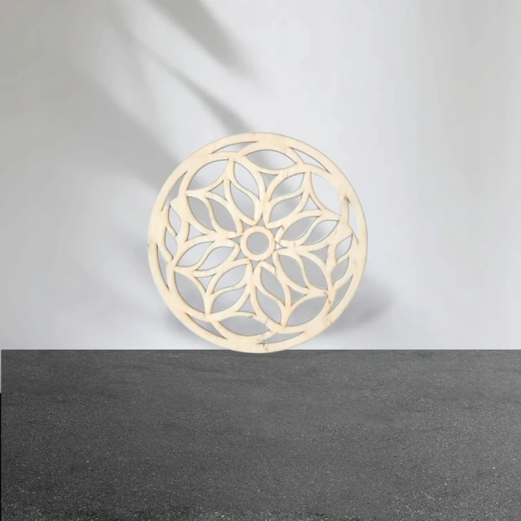 20 cm wzór 12 gr.3mm Mandala ażurowa