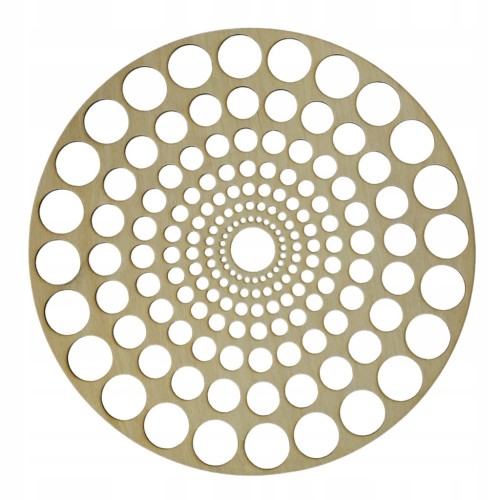 20 cm wzór 2 gr.3mm Mandala ażurowa