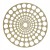 20 cm wzór 2 gr.3mm Mandala ażurowa