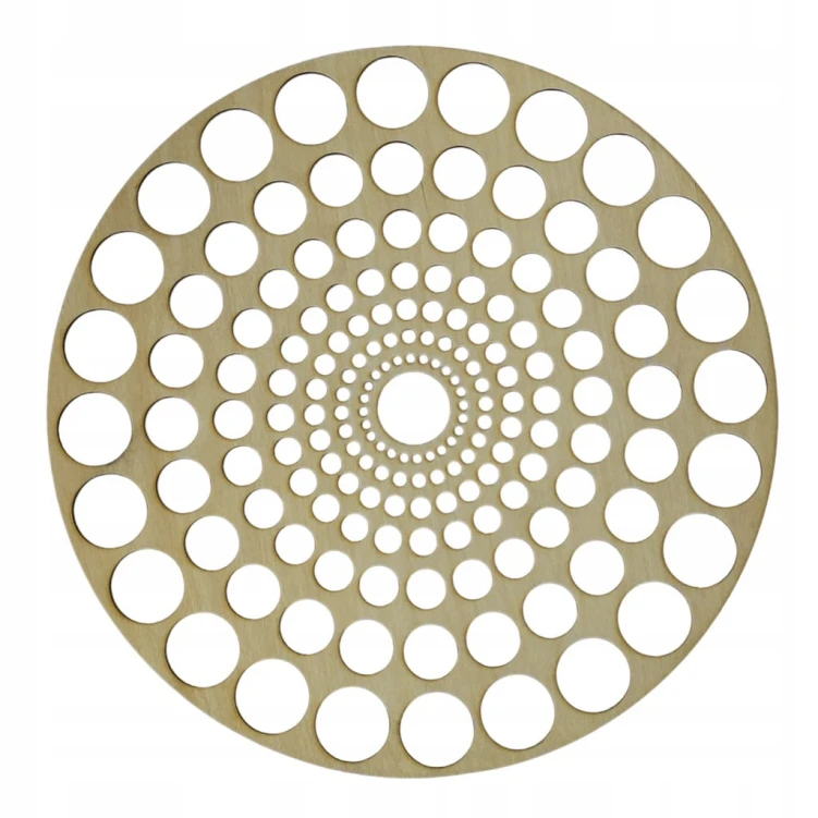20 cm wzór 2 gr.3mm Mandala ażurowa