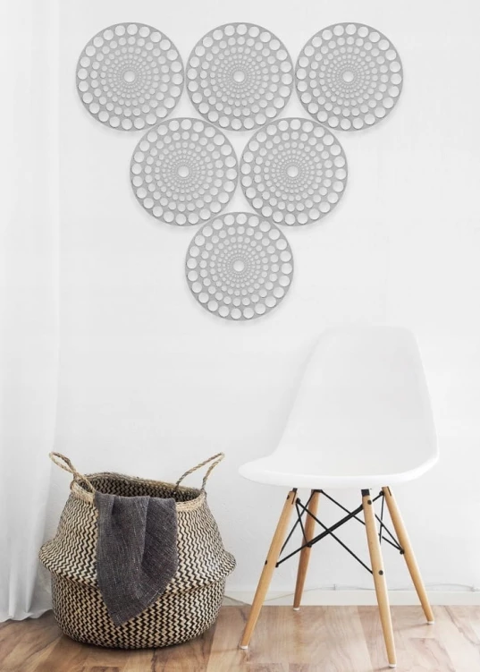 20 cm wzór 2 gr.3mm Mandala ażurowa