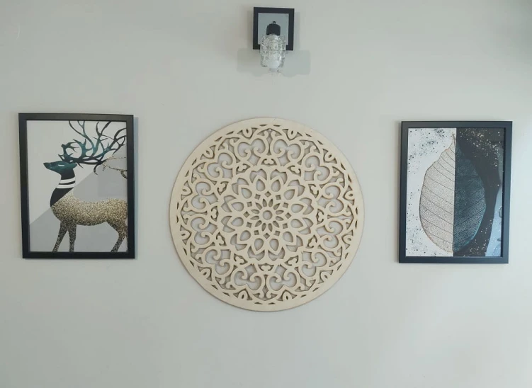 30 cm wzór 16 gr.3mm Mandala ażurowa