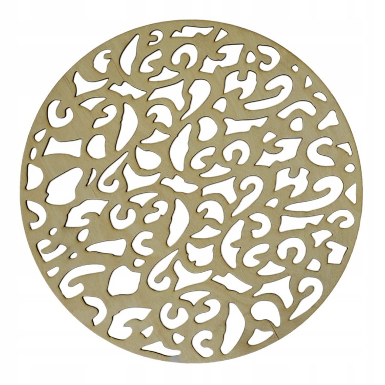 30 cm wzór 4 gr.3mm Mandala ażurowa