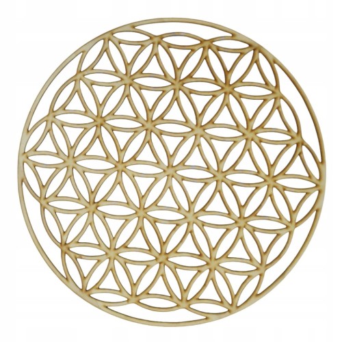 30 cm wzór 7 gr.3mm Mandala ażurowa Kwiat życia