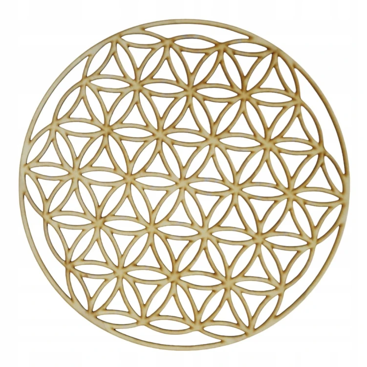 30 cm wzór 7 gr.3mm Mandala ażurowa Kwiat życia