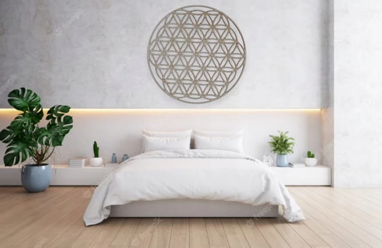 30 cm wzór 7 gr.3mm Mandala ażurowa Kwiat życia