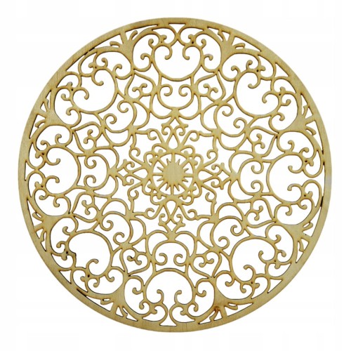 30 cm wzór 5 gr.3mm Mandala ażurowa