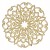 30 cm wzór 3 gr.3mm Mandala ażurowa