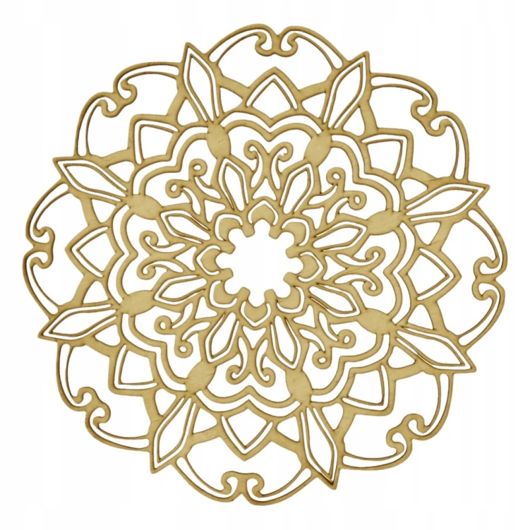 30 cm wzór 3 gr.3mm Mandala ażurowa