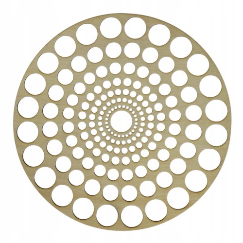 30 cm wzór 2 gr.3mm Mandala ażurowa
