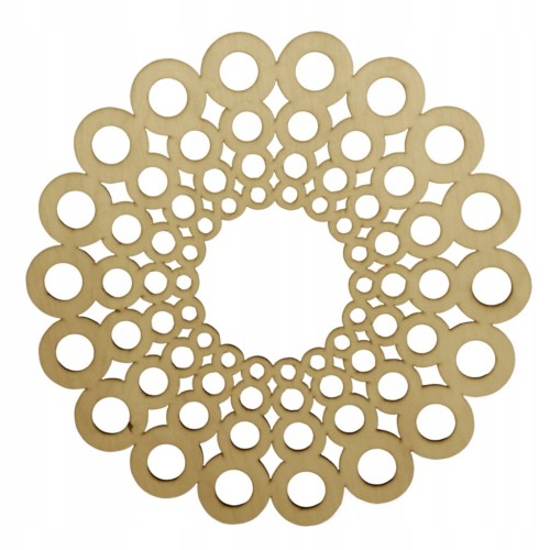 40 cm wzór 1 gr.3mm Mandala ażurowa