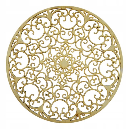 40 cm wzór 5 gr.3mm Mandala ażurowa