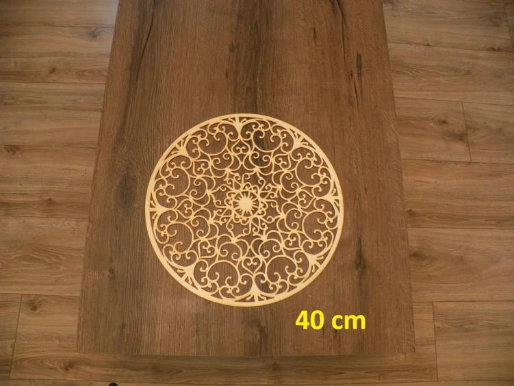40 cm wzór 5 gr.3mm Mandala ażurowa