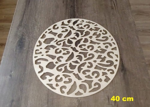 40 cm wzór 4 gr.3mm Mandala ażurowa