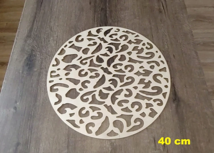 40 cm wzór 4 gr.3mm Mandala ażurowa