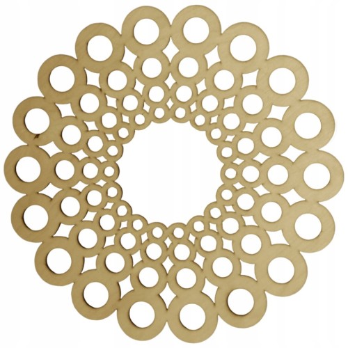 30 cm wzór 1 gr.5mm Mandala ażurowa