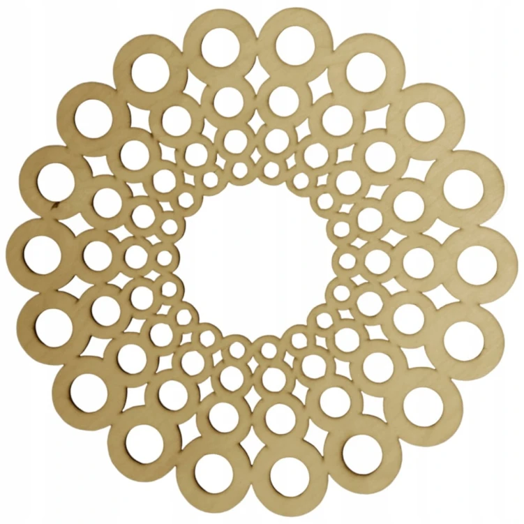 30 cm wzór 1 gr.5mm Mandala ażurowa