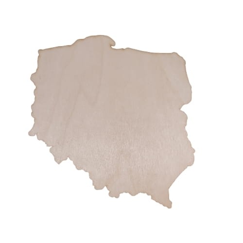 60 cm gr.3mm Mapa POLSKI Kontur