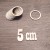 5 cm gr.3mm rant 5mm Koło Obręcz