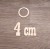 4 cm gr.3mm rant 5mm Koło Obręcz