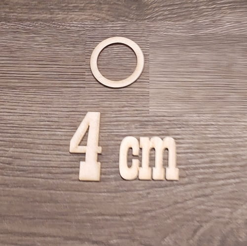 4 cm gr.3mm rant 5mm Koło Obręcz