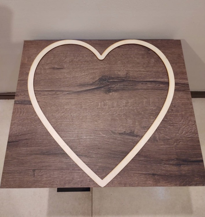 40 cm gr.3mm wzór 404 Serce Obręcz