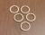 8 cm 2 szt Koło Obręcz Drewno Łapacz Snów gr. 5 mm