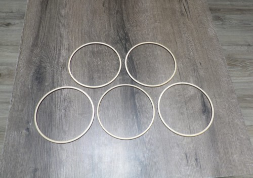 16 cm Koło Obręcz Łapacz Snów Baza Drewno gr. 5 mm