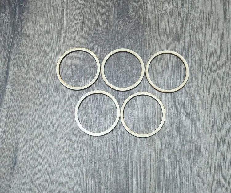 7 cm Koła drewniane obręcze do łapacza snów gr.5mm