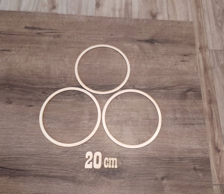 20 cm Koło Obręcz okrągła Baza Łapacz Snów Dekoracja