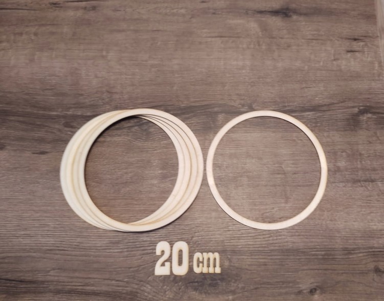 20 cm Koło Obręcz okrągła Baza Łapacz Snów Dekoracja