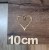 Serce drewniane 10 cm Obręcz jak kłębek ze sznurka baza do łapacza